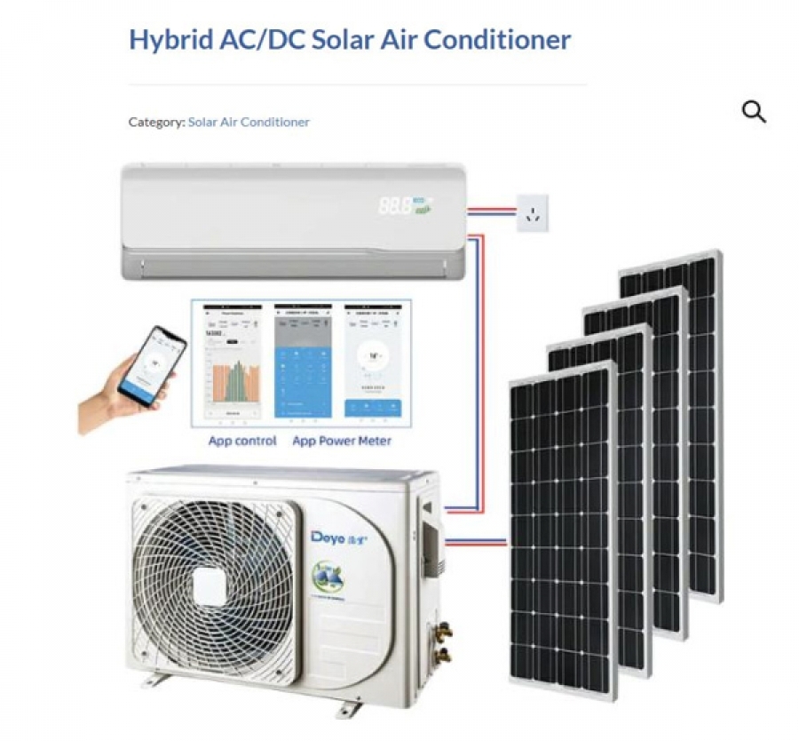 Điều hòa năng lượng mặt trời Hybrid AC/DC Solar Air Conditioner