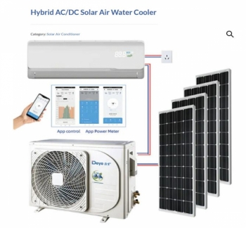 Máy làm nóng bằng năng lượng mặt trời Hybrid AC/DC Solar Air Water Cooler