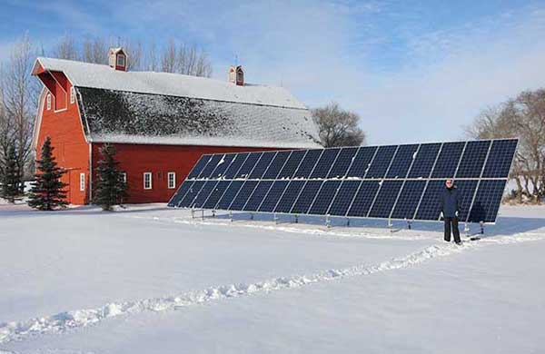 Cách sử dụng hệ thống điện mặt trời vào mùa đông hiệu quả