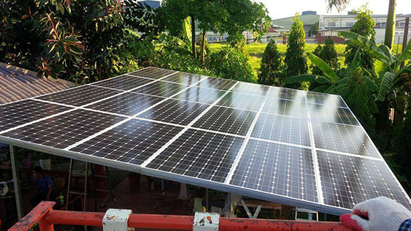 Lắp đặt điện mặt trời tại huyện Thủy Nguyên