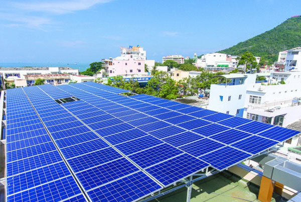 Lắp điện mặt trời tại quận Hồng Bàng
