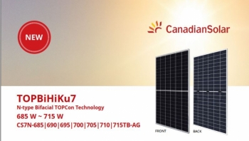 Tấm pin Canadian 715W - CS7N-715TB-AG