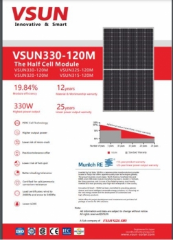 Pin năng lượng mặt trời VSUN330-120M