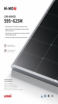 Tấm pin năng lượng mặt trời Longi LR8 595~625W