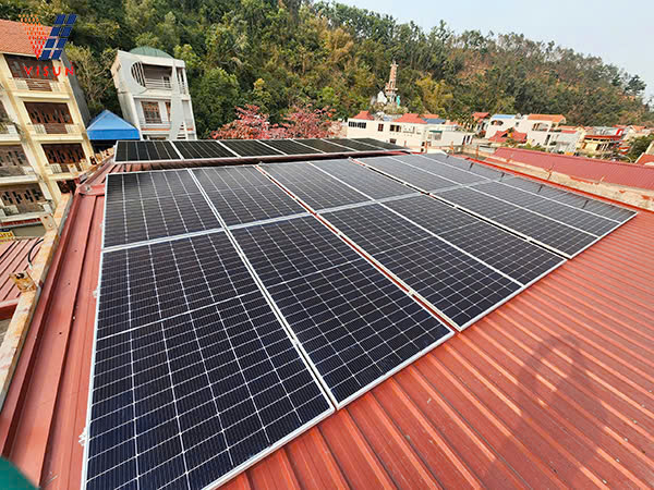 Công trình điện mặt trời thứ 2 nhà Anh Dũng – Kiến An 11.55 KW
