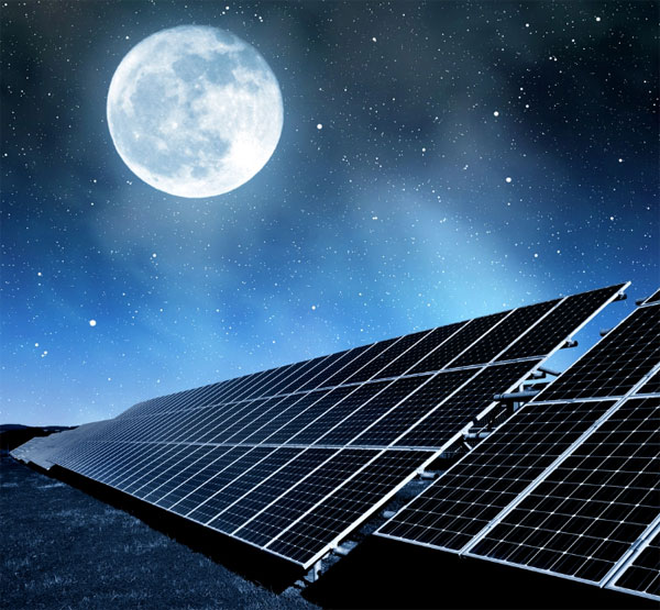 Điện mặt trời có hoạt động vào ban đêm không?