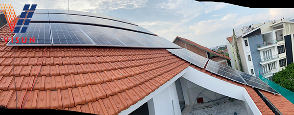 Dự án lắp điện mặt trời cho nhà chị Thúy Lô 16 Lê Hồng Phong, Hải Phòng