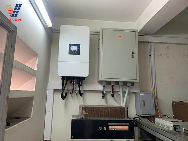 Visun bàn giao hệ thống điện mặt trời 12kW 3 pha nhà chú Toàn – Cát Dài