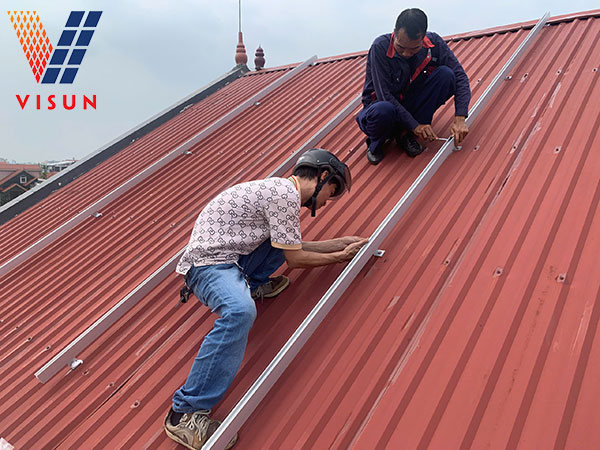 lắp điện mặt trời nhà thờ giáo xứ dương quan, thủy nguyên