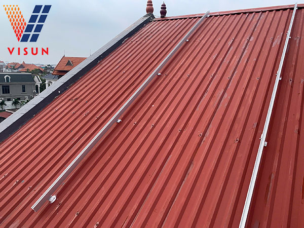 thi công điện mặt trời giáo xứ dương quan, thủy nguyên