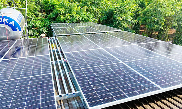 thi công hệ thống điện mặt trời tại huyện vĩnh bảo